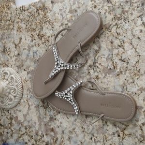 Ann Taylor Rhinestone Thong Sandal